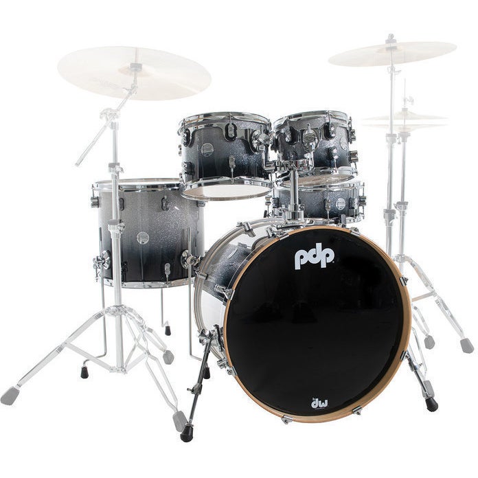 PDP Drums Concept Maple 5-Piece Silver to Black Sparkle 5-Piece Shell Set PDP Drums Concept Maple 5-Piece Silver to Black Sparkle 5-Piece Shell Set von PDP Drums