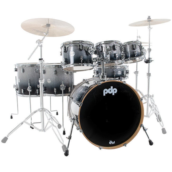 PDP Drums Concept Maple 7-Piece Silver to Black Sparkle 7-Piece Shell Set PDP Drums Concept Maple 7-Piece Silver to Black Sparkle 7-Piece Shell Set von PDP Drums