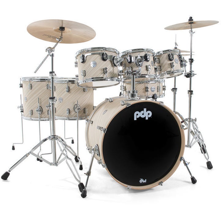 PDP Drums PD807488 Concept Maple Twisted Ivory 7-Piece Drum Kit von PDP Drums
