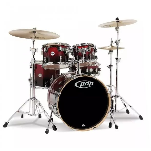 PDP Drums PD808464 Concept Maple Red To Black Fade 5-Piece Drum Kit von PDP Drums