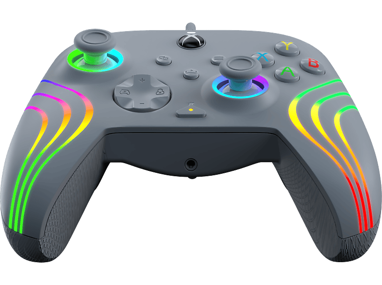PDP LLC Afterglow™ Wave Kabelgebundener Grey Gaming Controller für PC, Xbox Series X, S, One von PDP LLC