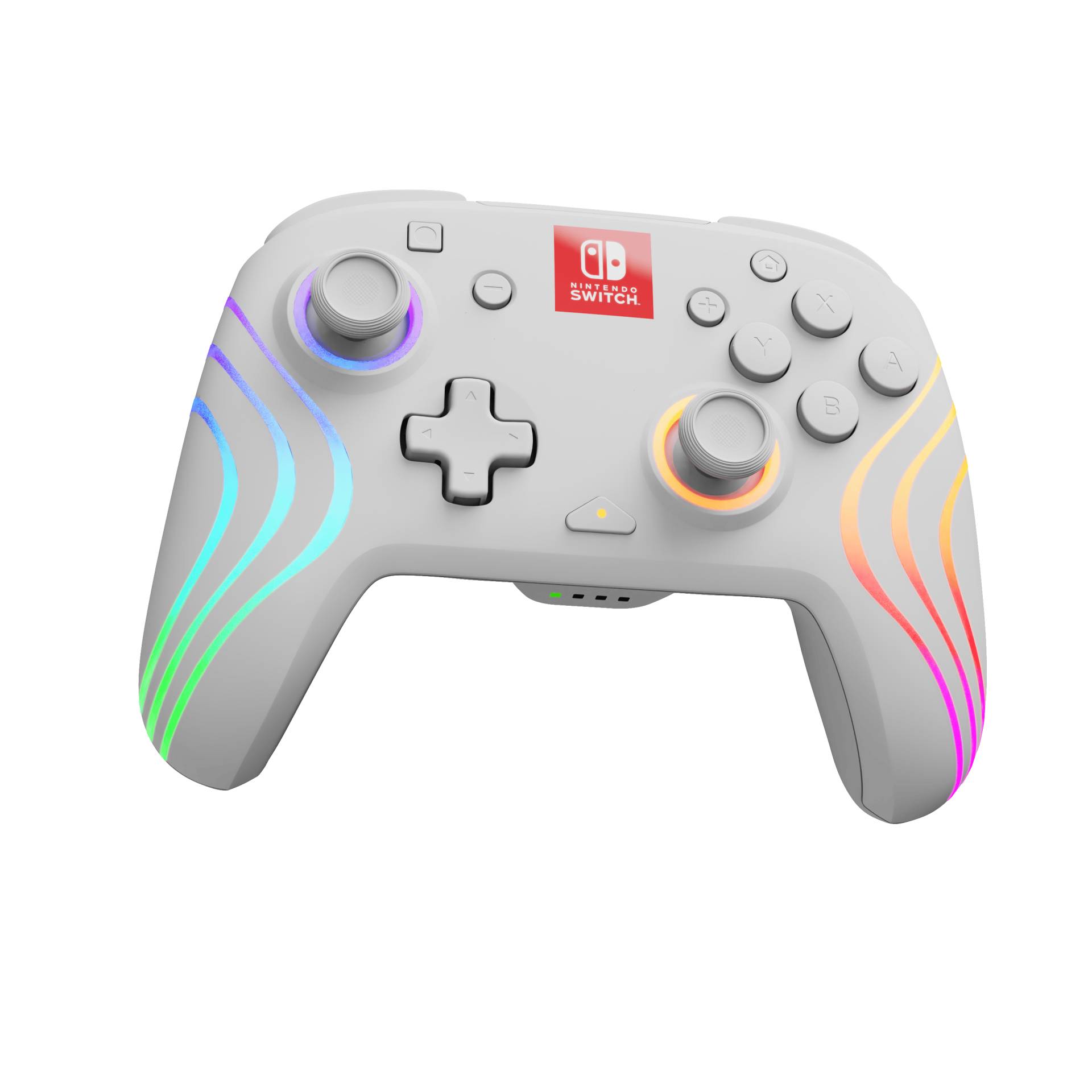 PDP LLC Afterglow™ Wave Wireless: Controller Weiß für Nintendo Switch, Switch OLED von PDP LLC