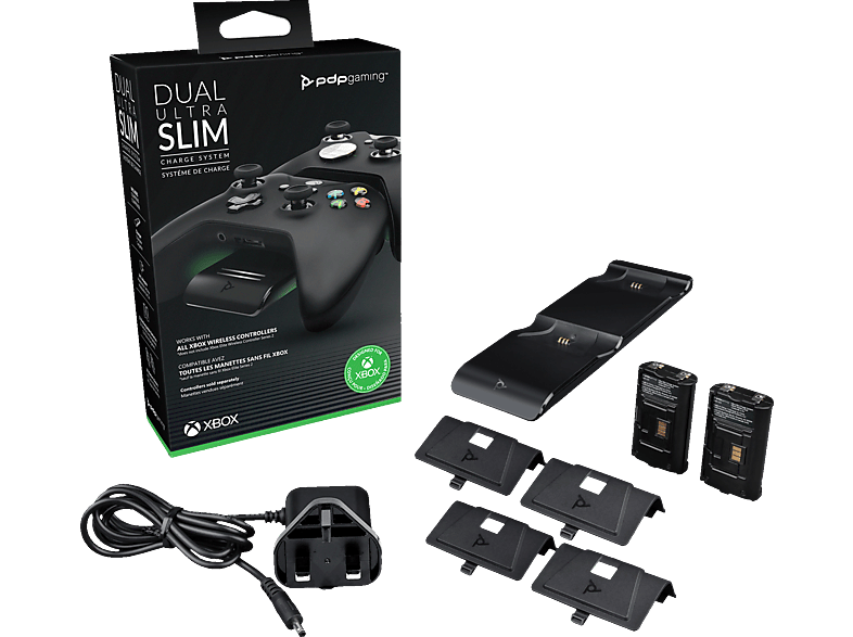 PDP LLC Gaming Ultra Slim Ladesystem, Zubehör für Xbox Series X, Schwarz von PDP LLC