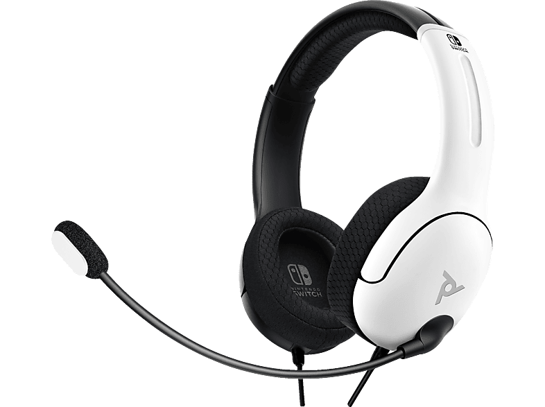 PDP LLC LVL40 Wired Stereo: Black & White 500-162-BW, On-ear Gaming Headset Schwarz-Weiß von PDP LLC