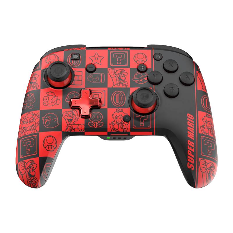 PDP LLC REMATCH GLOW Wireless Controller: Super Icon Controller Mehrfarbig für Nintendo Switch, Switch OLED von PDP LLC