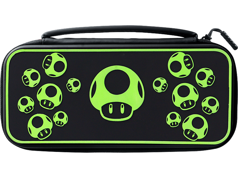 PDP LLC Travel Case Plus GLOW: 1-Up-Pilz Gaming-Zubehör, Grün, Schwarz von PDP LLC