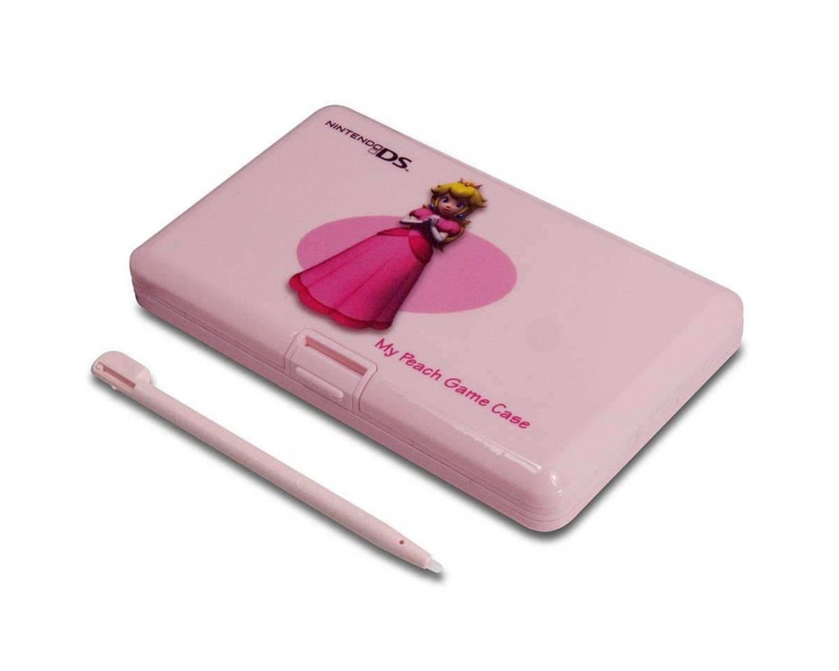 PDP - Performance Designed Products Princess Peach Game Hard-Case Tasche Pink Gaming-Controller (Etui für 6x Nintendo Karten Spiele, Stift, Pen für Nintendo DS DS Lite) von PDP - Performance Designed Products