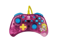 PDP Rock Candy: Bubblegum Peach, Gamepad, Nintendo Switch, Nintendo Switch Lite, Nintendo Switch OLED, D-Pad, Menü-Taste, Analog / Digital, Kabelgebunden, USB von PDP Systems