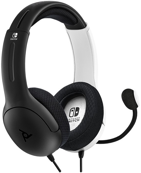 LVL40 Stereo Headset schwarz/weiss von PDP