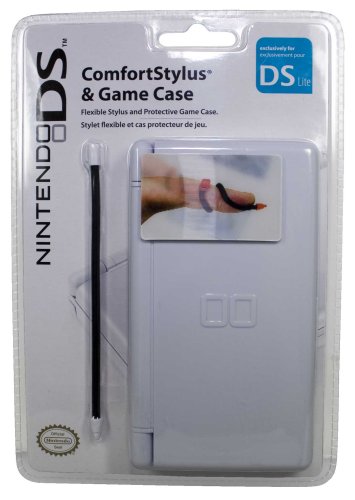 Nintendo DS Lite / DS - Game Case und flexibler Stift, pink, schwarz oder weiß (farblich sortiert) von PDP