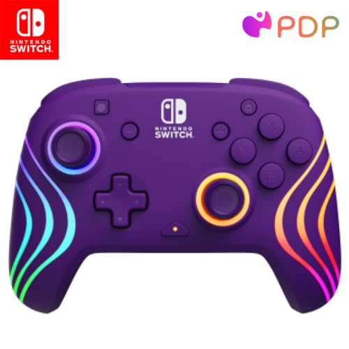 Official Afterglow Wave Wireless Controller Nintendo Switch - Purple von PDP