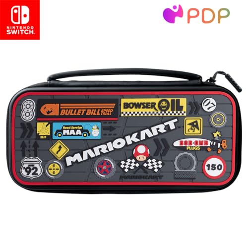PDP Gaming Offiziell Lizenziert Switch Console Case - Mario Kart - Works mit Switch OLED & Lite von PDP