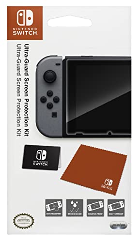 PDP Gaming Premium Ultra Guard Screen Protector Kit Thick Shatterproof Screen Protector, Cloth, Applicator: Nintendo Switch PDP Gaming Premium Ultra Guard Screen Protector Kit Thick Shatterproof Screen Protector, Cloth, Applicator: Nintendo Switch von PDP