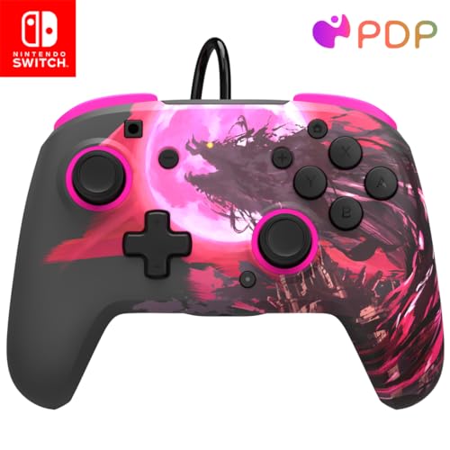 PDP Nintendo Switch Controller with 3.5mm Audio Jack - Compatible with Nintendo Switch/Lite/OLED - REMATCH by Calamity Ganon von PDP