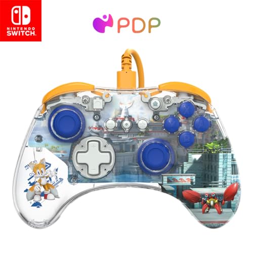 PDP REALMz Wired LED Light-up Pro Controller: Tails For Nintendo Switch & Nintendo Switch - OLED Model von PDP