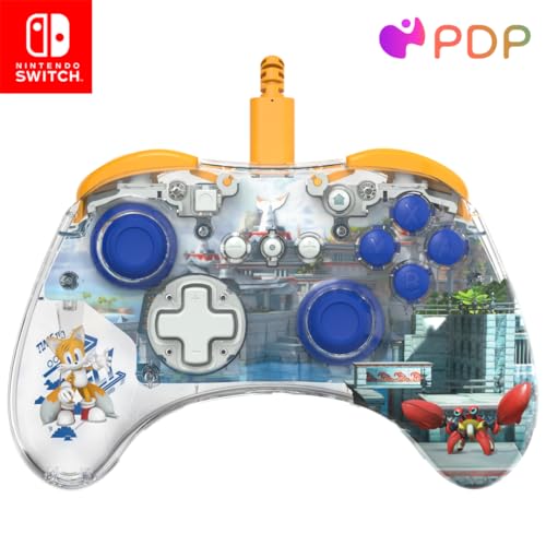 PDP REALMz Wired LED Light-up Pro Controller: Tails For Nintendo Switch & Nintendo Switch - OLED Model von PDP