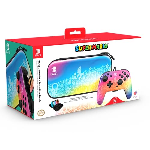 PDP Rematch + Case Bundle Star Spectrum Nintendo Switch von PDP