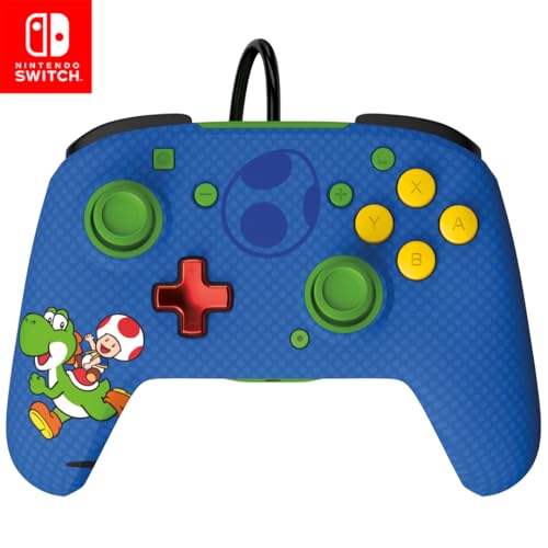 PDP Switch Rematch verkabelt controller TOAD & YOSHI Offiziell Lizenziert durch Nintendo - Customizable buttons, sticks, triggers, and paddles - Ergonomic Controllers von PDP