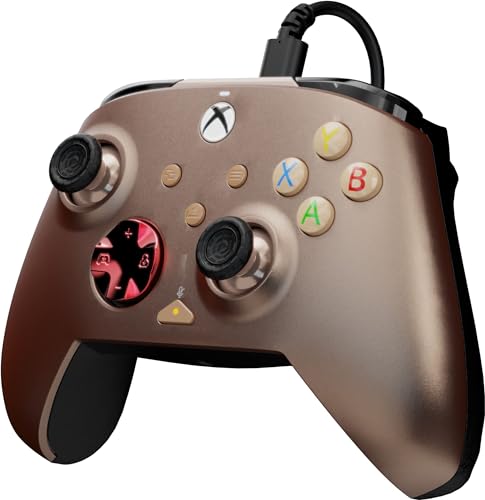 PDP Xbox REMATCH Fortgeschrittener Kabelgebundener Controller NUBIA BRONZE von PDP