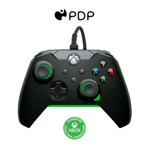 PDP verkabelt Controller Neon Schwarz für XBOX Series X|S, Gamepad, Video Game , Gaming Controller, XBOX One, Offiziell Lizenziert PDP verkabelt Controller Neon Schwarz für XBOX Series X|S, Gamepad, Video Game , Gaming Controller, XBOX One, Offiziell Lizenziert von PDP