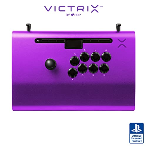 VICTRIX PS5 PRO FS – lila Fightstick von PDP