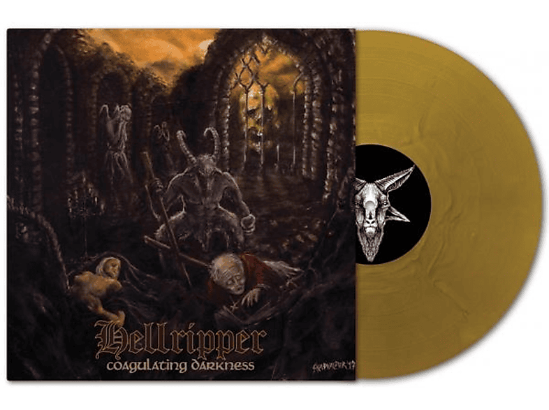 Hellripper - Coagulating Darkness (Ltd Gold Vinyl) (Vinyl) von PEACEVILLE