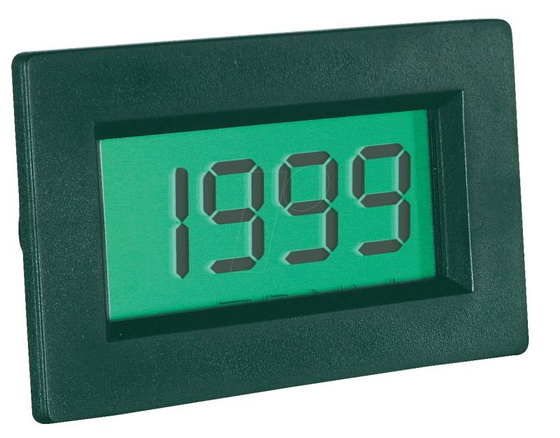 LDP 140 LCD - LCD-Einbaumodul, 3-1/2 stellig, 13mm, mit Beleuchtung von PEAKTECH