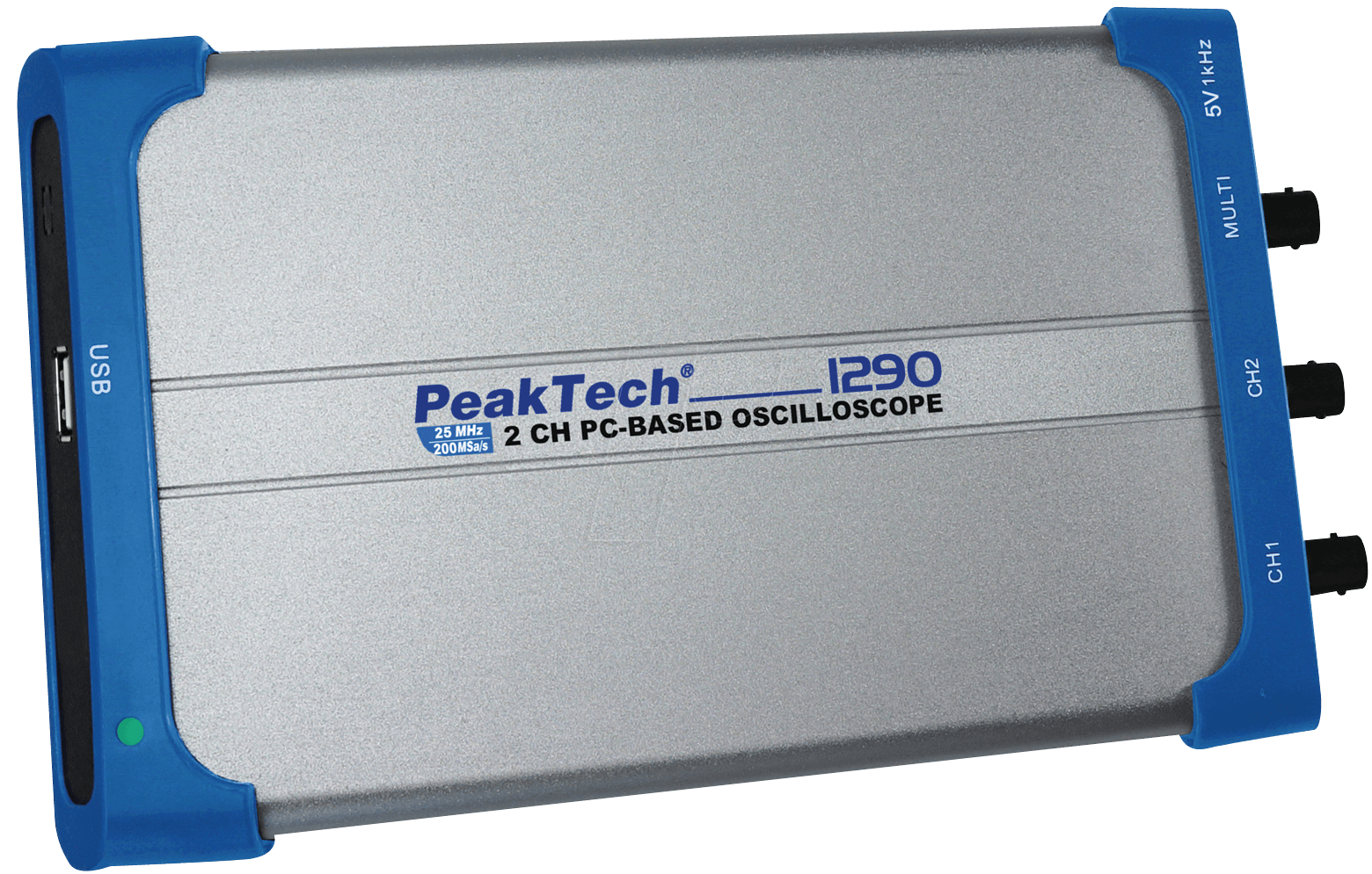 PEAKTECH 1290 - USB-Oszilloskop, 25 MHz, 2 Kanäle von PEAKTECH