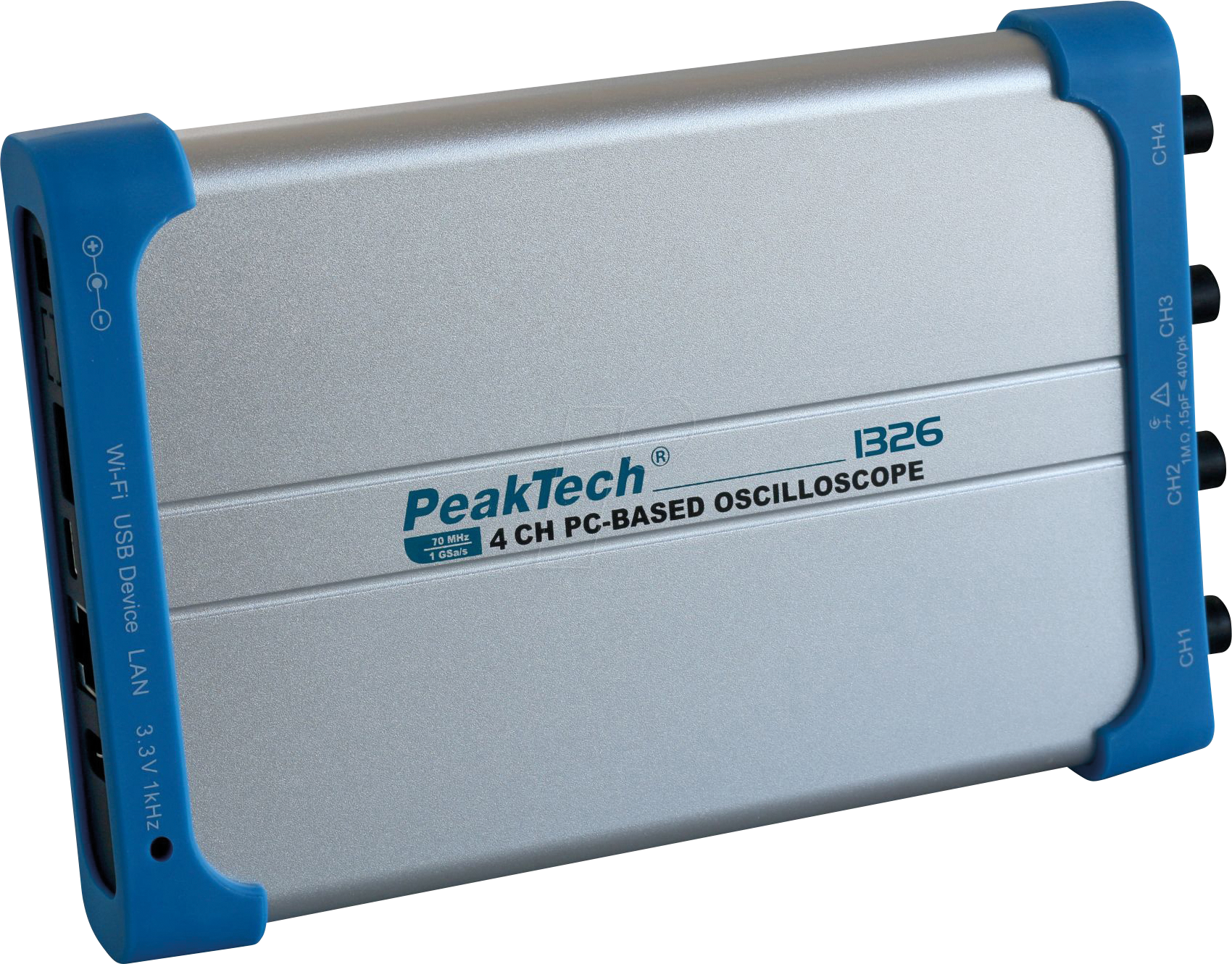 PEAKTECH 1326 - USB-Oszilloskop, 70 MHz, 4 Kanäle von PEAKTECH