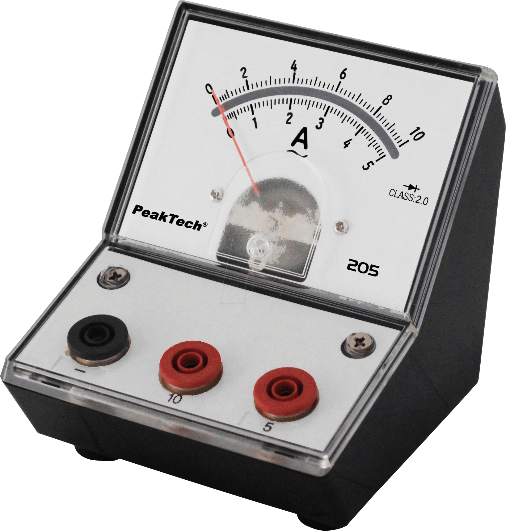 PEAKTECH 205-10 - Amperemeter, analog, Tischgerät, 0 - 5 A / 10 A AC von PEAKTECH