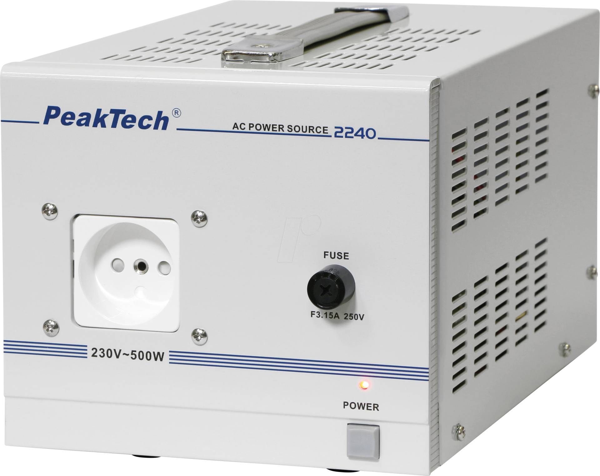 PEAKTECH 2240 - Trenntransformator, 230 V AC, 2,5 A, galvanische Trennung von PEAKTECH