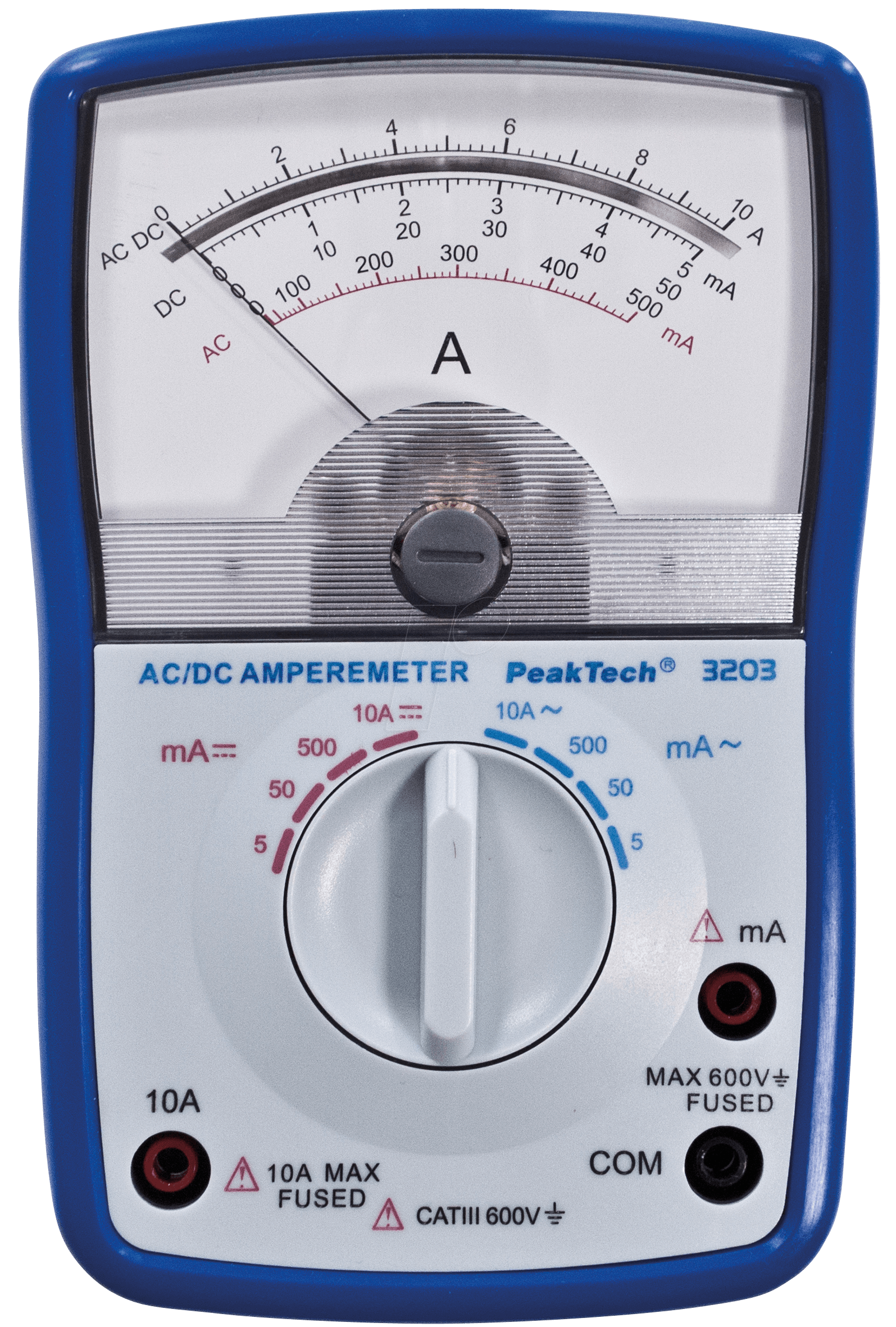 PEAKTECH 3203 - Amperemeter, analog, 10 A AC/DC von PEAKTECH