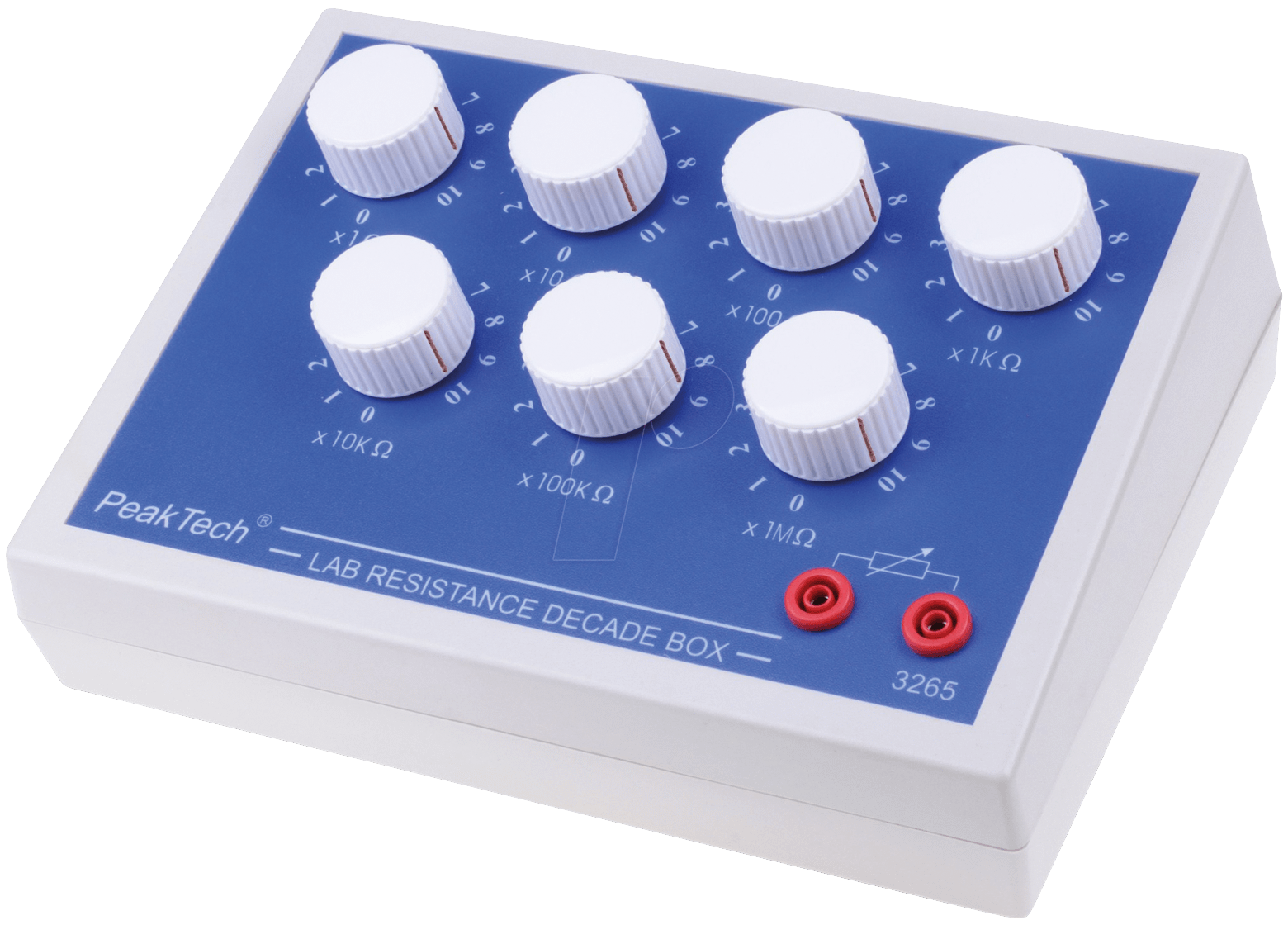 PEAKTECH 3265 - Widerstandsdekade LAB Decade Box, 7-fach PEAKTECH 3265 - Widerstandsdekade LAB Decade Box, 7-fach von PEAKTECH