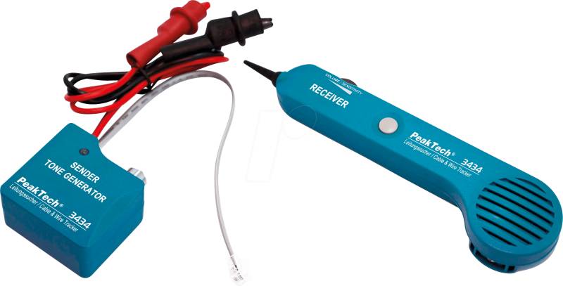 PEAKTECH 3434 - Akustischer Leitungssucher mit Ton-Generator von PEAKTECH
