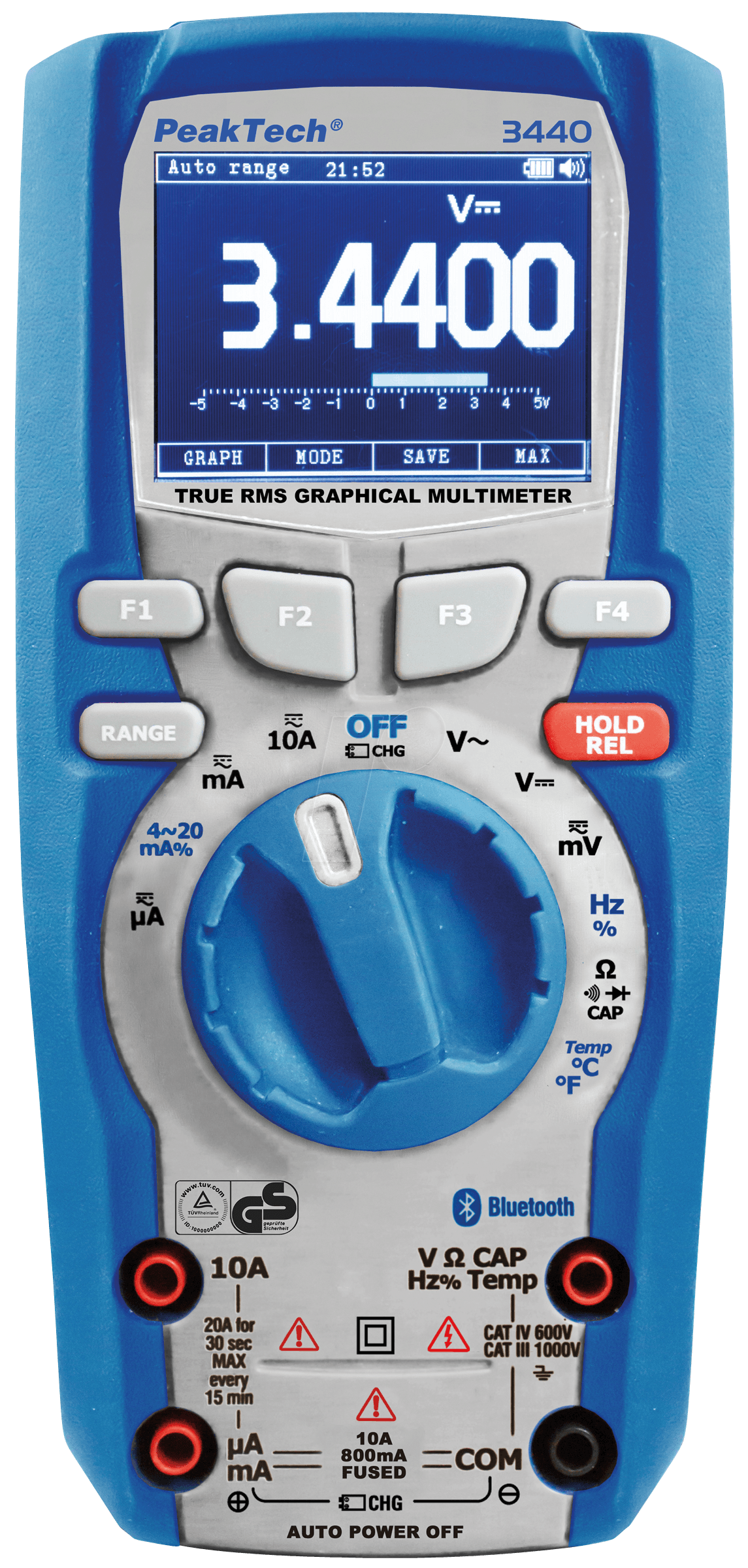 PEAKTECH 3440 - Multimeter, digital, 49999 Counts, grafisch von PEAKTECH