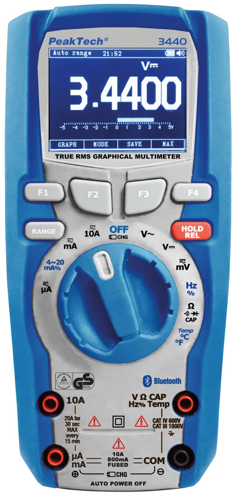 PEAKTECH 3440 - Multimeter, digital, 49999 Counts, grafisch von PEAKTECH