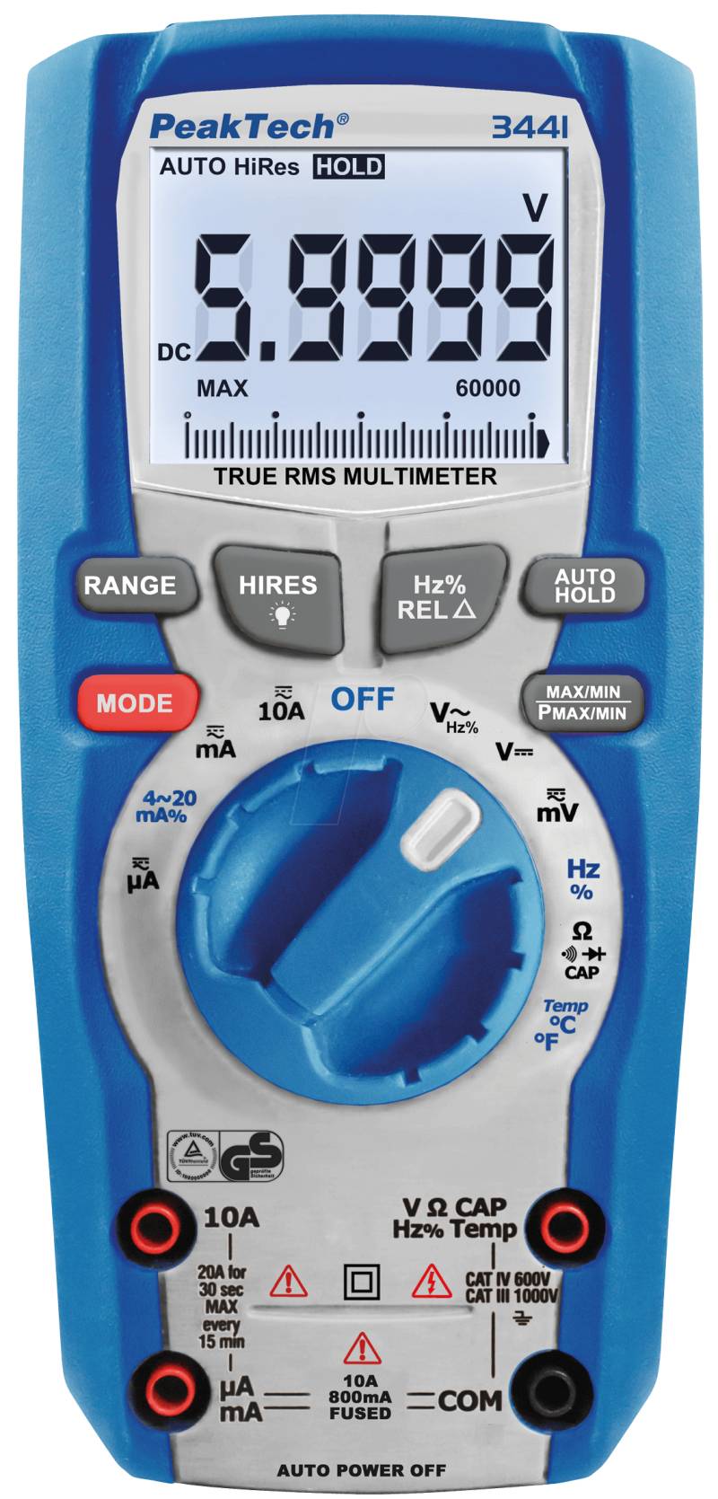 PEAKTECH 3441 - Multimeter, digital, 59999 Counts von PEAKTECH