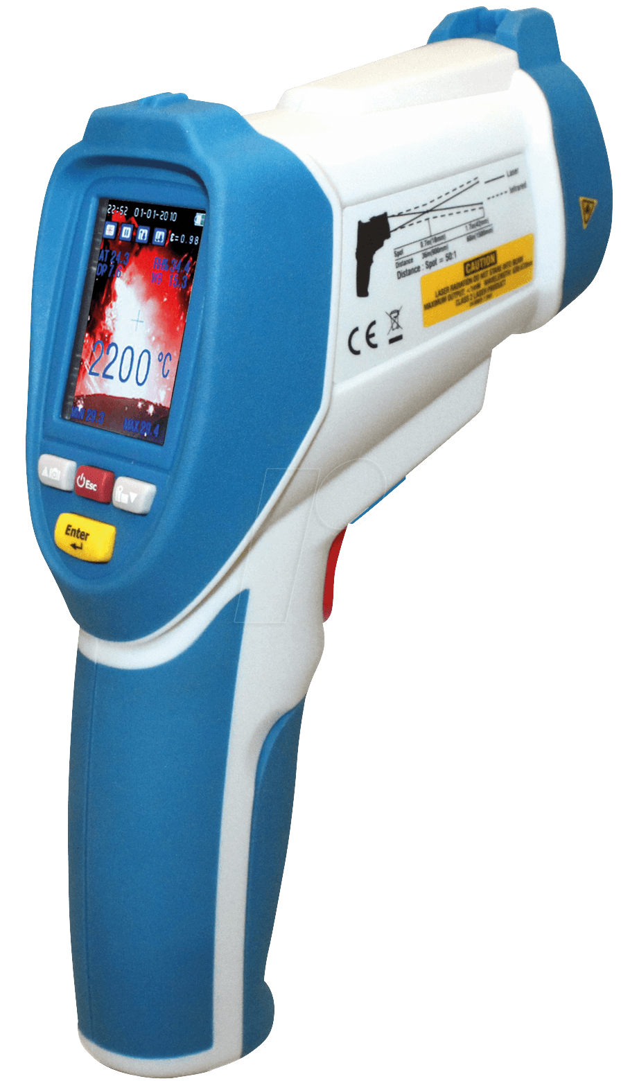 PEAKTECH 4955 - Infrarot-Thermometer mit Dual-Laserpointer, -50 bis +2200°C PEAKTECH 4955 - Infrarot-Thermometer mit Dual-Laserpointer, -50 bis +2200°C von PEAKTECH