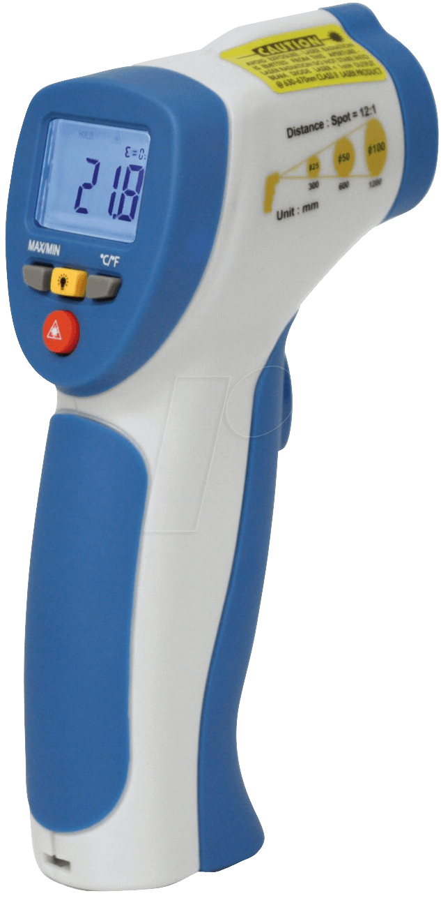 PEAKTECH 4965 - Infrarot-Thermometer mit Laserpointer, -50 bis +380°C von PEAKTECH