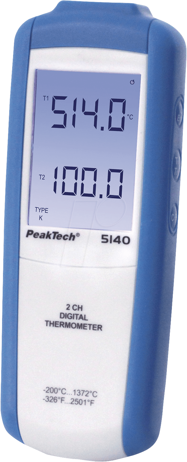 PEAKTECH 5140 - Digital-Thermometer, -200 bis +1372°C von PEAKTECH