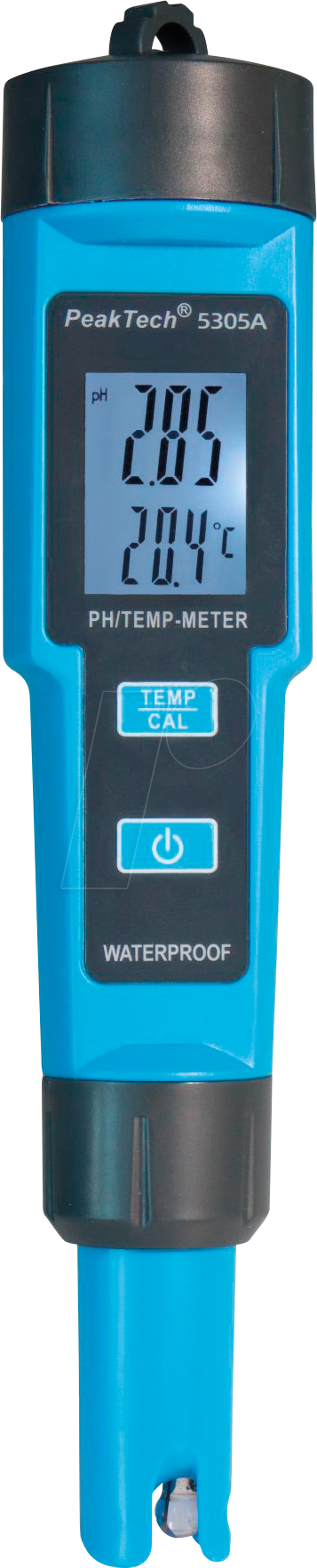 PEAKTECH 5305 A - 2 in 1 PH-Meter in Stiftform für PH/TEMP von PEAKTECH