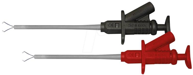 PEAKTECH 7010 - Abgreifklemme, 4 mm, Set, 5 A von PEAKTECH