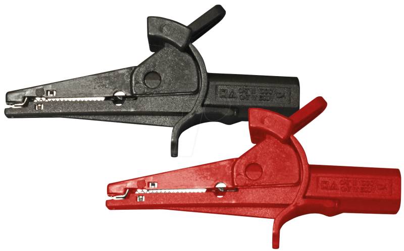 PEAKTECH 7015 - Krokodilklemme, 4mm, Set von PEAKTECH