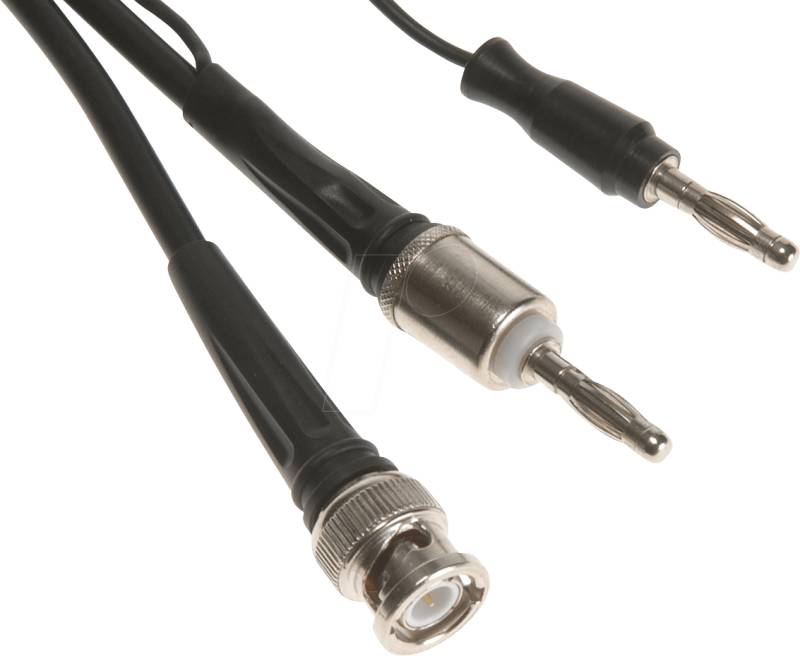 PEAKTECH MKS-1 - Messleitung, BNC auf Bananenstecker von PEAKTECH