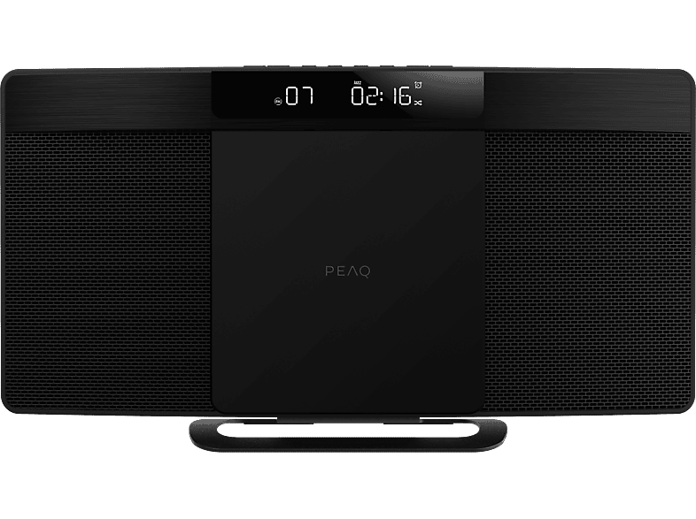 PEAQ PMS 220 SLIM Micro Hifi System mit DAB+/FM Tuner (Schwarz) von PEAQ