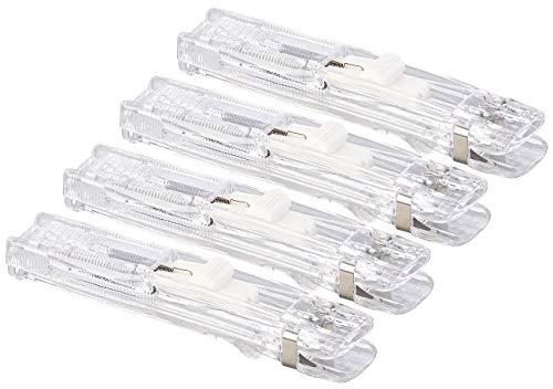 PEARL Papierklammer: 4er-Set Blatthefter maxi für bis zu 50 Blatt (Bindegerät, Blatthefter Mini, Dokumentenmappe) von PEARL