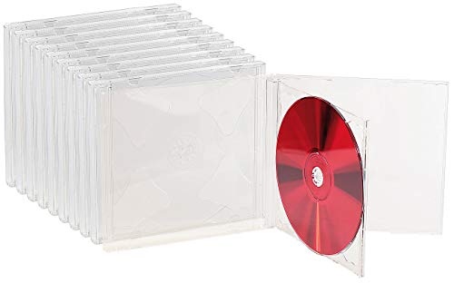 PEARL CD Hüllen: Doppel CD Jewel Boxen im 10er-Set, klares Tray (CD Hüllen Jewel Case, CD-Softbox, Rohlinge) von PEARL