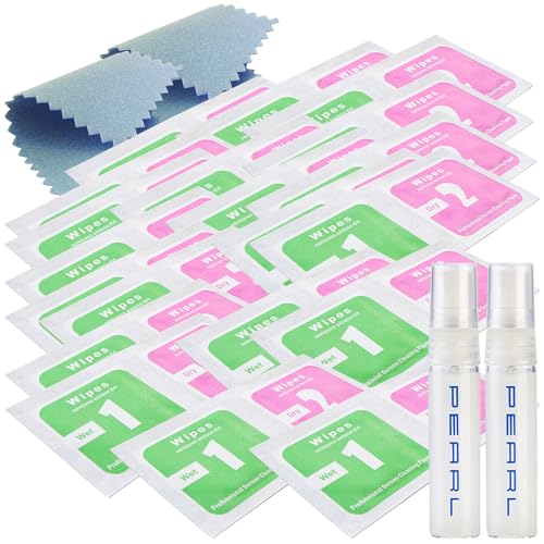 PEARL Kratzer Entferner: 2er-Set Flüssige Displayschutz-Beschichtung für XXL-Tablets, 5 ml (Handy-Displayschutz, Displayschutz mit Nano-Technologie, Schutzfolie Handy) von PEARL