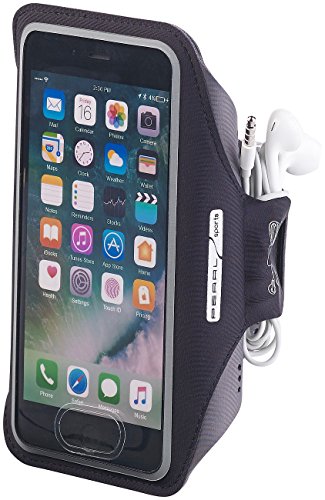 PEARL Sports Handy Armtasche: Sport-Armband-Tasche für Smartphones & iPhones bis 5,5", schweißfest (Handy Armband, Sportarmband Handy, Handyhülle HTC) von PEARL