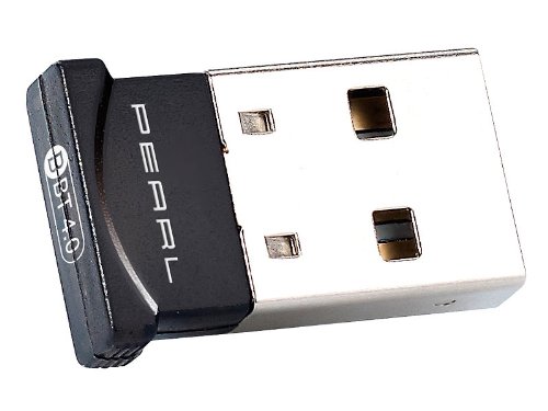 PEARL Stick, Bluetooth: Ultrakompakter USB-Adapter, Bluetooth 4.0, Klasse 1, EDR+CSR, 100 m (Dongle, USB Dongle, Empfänger) von PEARL